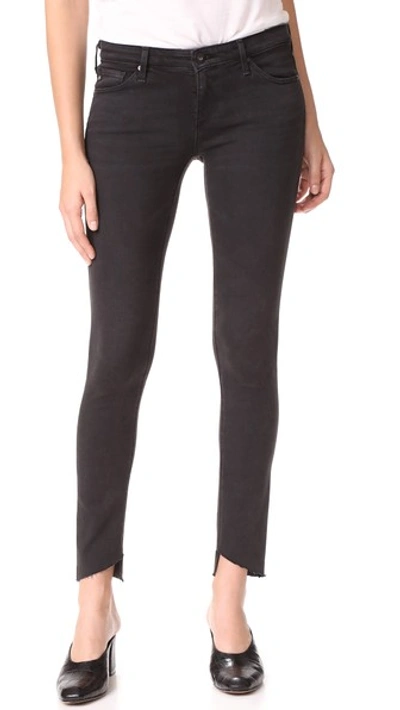 Ag The Legging Ankle Jeans In Rustic Black