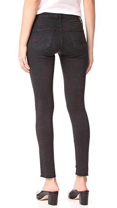 Shop Ag The Legging Ankle Jeans In Rustic Black