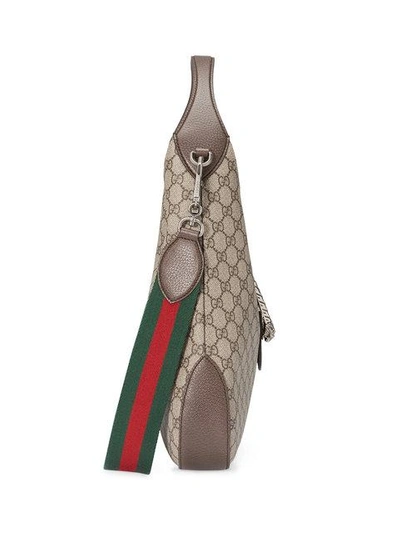 Shop Gucci Gg Supreme Dionysus中号水饺包 - 裸色与中性色