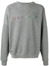 GOSHA RUBCHINSKIY embroidered sweatshirt,MACHINEWASH