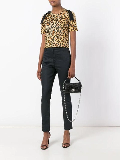 Shop Marc Jacobs Stovepipe Tapered Jeans In Black