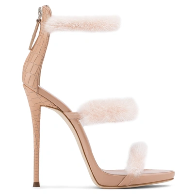 Giuseppe Zanotti Harmony Winter Sandals In Pink