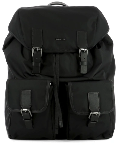 Moncler Black Fabric Backpack