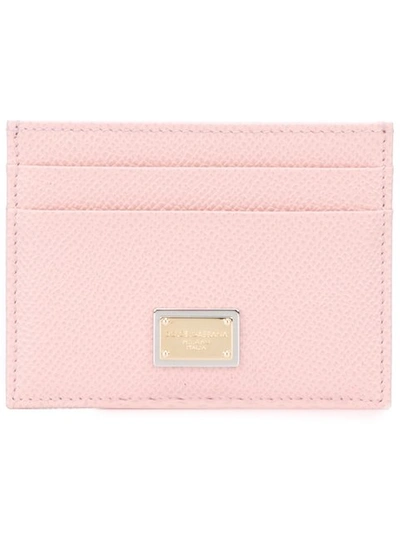 Dolce & Gabbana 'dauphine' Cardholder In Pink