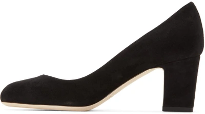 Shop Jimmy Choo Black Suede Billie Heels