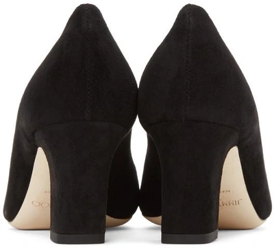 Shop Jimmy Choo Black Suede Billie Heels