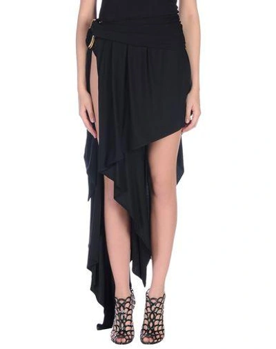 Shop Anthony Vaccarello Long Skirts In Black