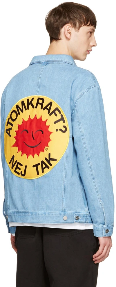 Shop Etudes Studio Blue Denim Guest Smiling Sun Jacket