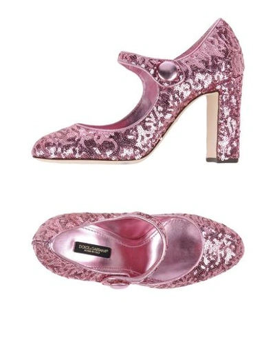 Dolce & Gabbana Pump In Pastel Pink