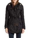 BURBERRY Finsbridge Belted Quilted Jacket