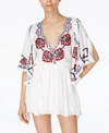 FREE PEOPLE Free People Cora Embroidered Mini Dress