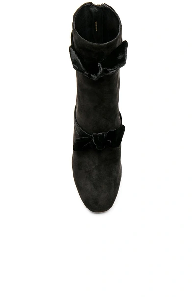 Shop Alexandre Birman Suede Lorraine Boots In Black