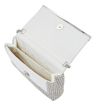 Shop Dune Everlina Diamante Embellished Clutch In Silver-diamantes