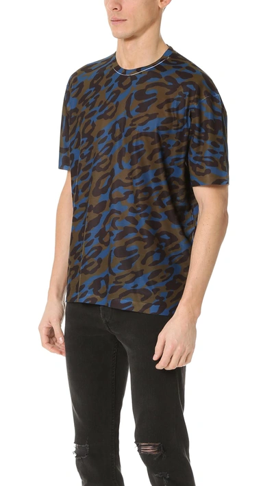 Shop Dsquared2 Leopard Print T-shirt In Black
