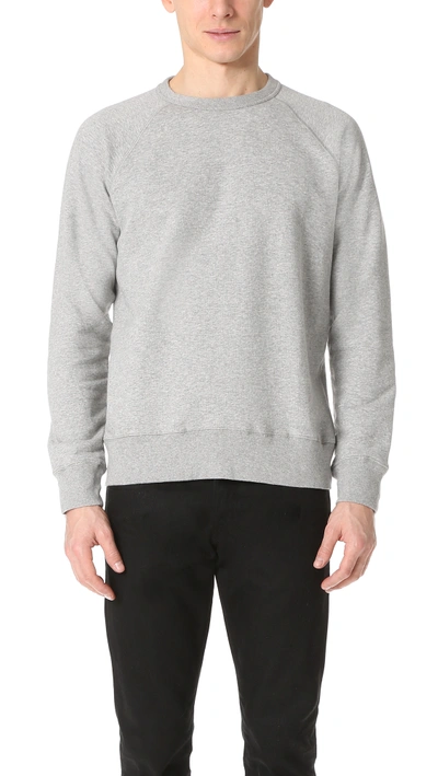 Shop Our Legacy 50s Great Crew Sweatshirt In Grey