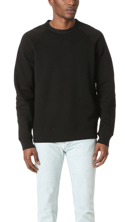 Our Legacy 50's Great Sweat Crew Sweatshirt In Black