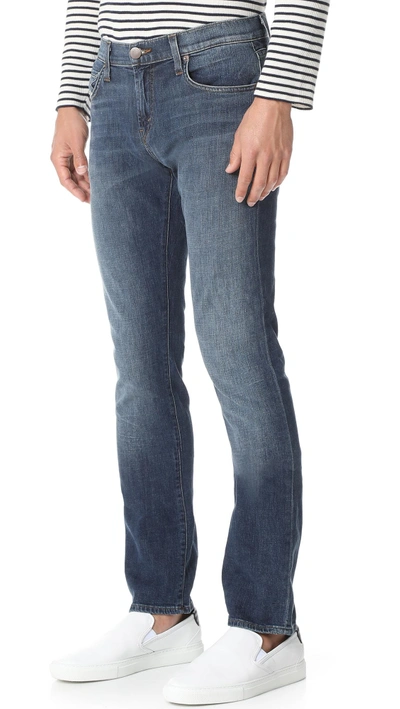 Shop J Brand Kane Straight Fit Jeans In Helium