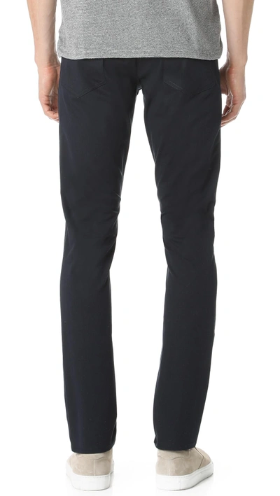 Shop Theory Haydin Writer Straight Leg Pants In Eclipse
