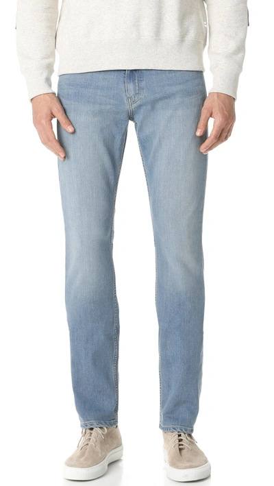 Shop Paige Federal Roller Jeans In Indigo