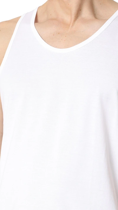 Shop Sunspel Tank Top In White