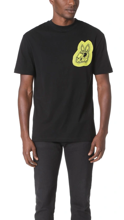 Shop Mcq By Alexander Mcqueen Dropped Shoulder Tee In Black