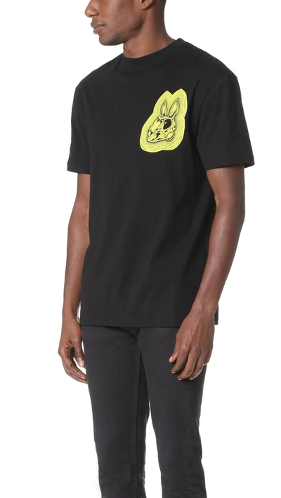 Shop Mcq By Alexander Mcqueen Dropped Shoulder Tee In Black