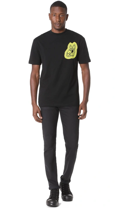 Shop Mcq By Alexander Mcqueen Dropped Shoulder Tee In Black