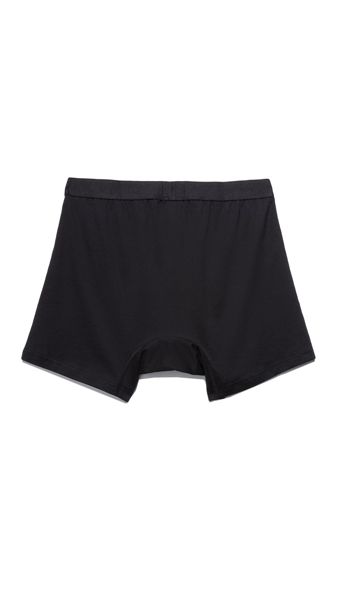 Sunspel Q82 Two Button Boxer Shorts In Black | ModeSens