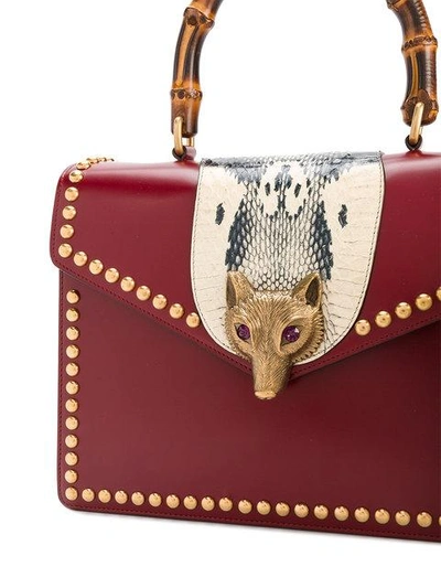 Shop Gucci Linea E Studded Bag