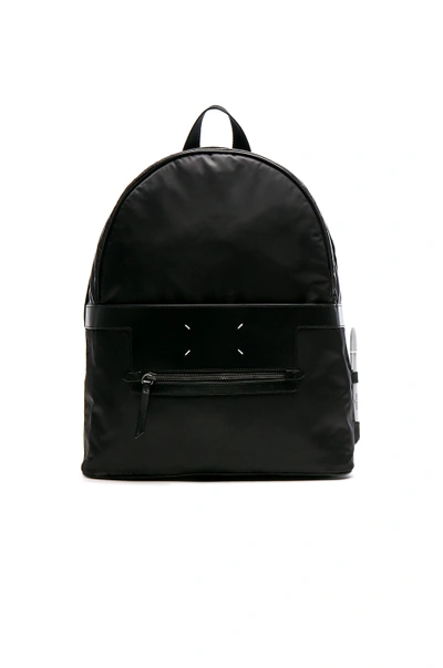 Shop Maison Margiela Nylon Backpack In Black.