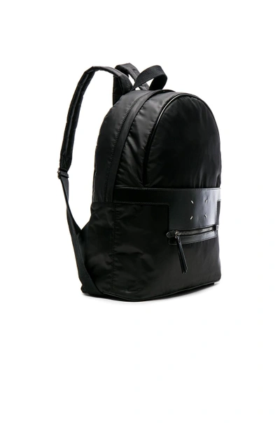 Shop Maison Margiela Nylon Backpack In Black.