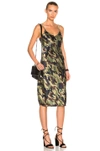 NILI LOTAN Mid Cami Dress with Velvet Straps,272W133