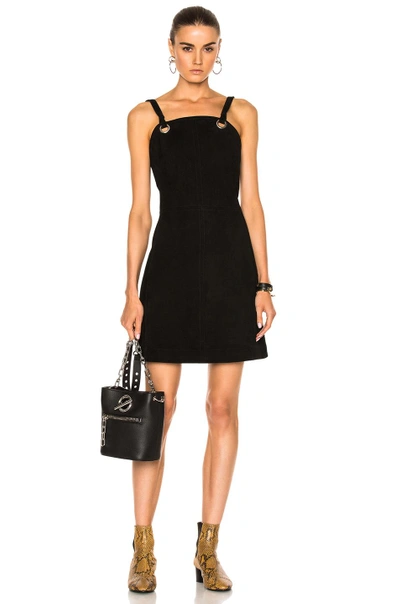 Shop Rag & Bone Croft Suede Dress In Black