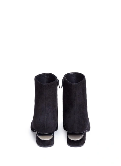 Shop Alexander Wang 'kelly' Cutout Heel Suede Boots