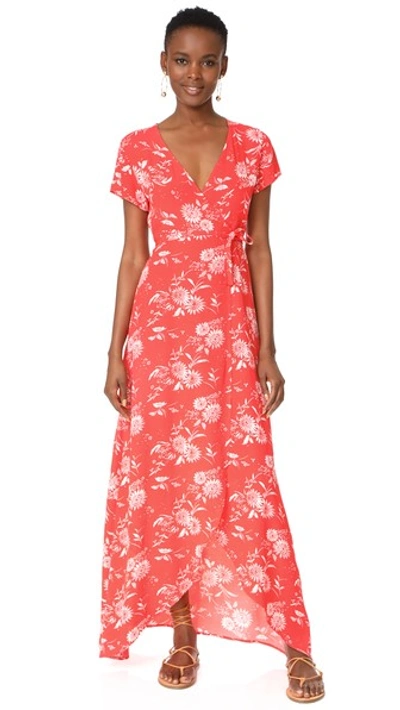 Knot Sisters Storm Dress In Strawberry Floral