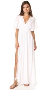 ELLA MOSS SHIRRED MAXI DRESS