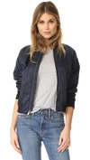 VINCE QUILTED BOMBER JACKET