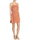 ALICE AND OLIVIA Alexis Ruffled Velvet Dress