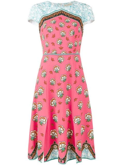 Shop Mary Katrantzou Osmond Floral Print Dress In Multicolour