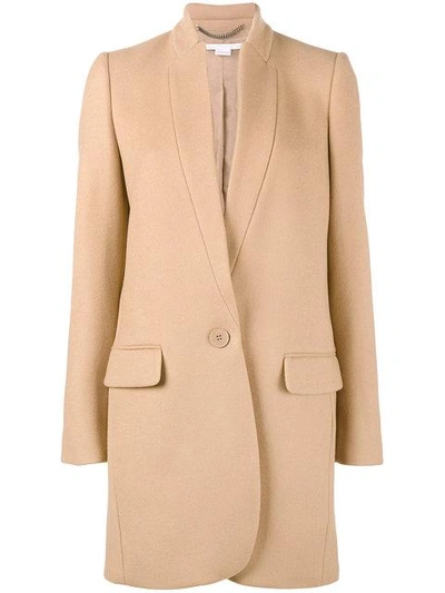 Shop Stella Mccartney Bryce Single Breasted Coat In 2508neutrals