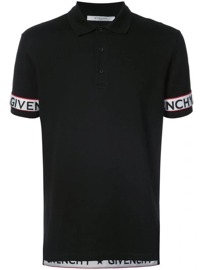 Shop Givenchy Logo Band Polo Shirt