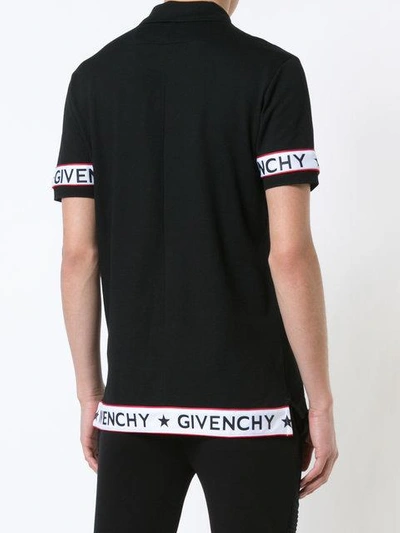Shop Givenchy Logo Band Polo Shirt