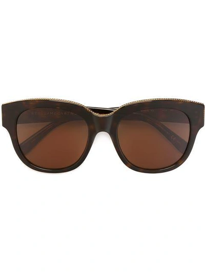 Shop Stella Mccartney Round Frame Sunglasses