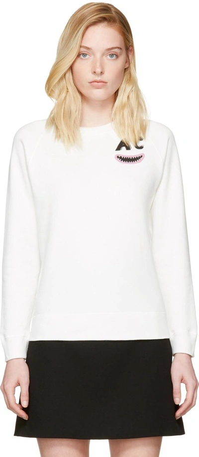 Shop Alexa Chung Ivory Ac Teeth Sweatshirt