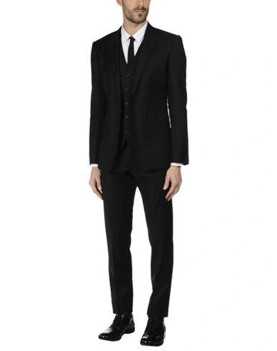 Shop Dolce & Gabbana Suits In Black