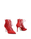 Le Silla Ankle Boots In Red