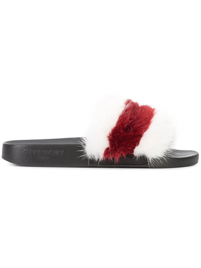 Shop Givenchy Contrast Strap Slides