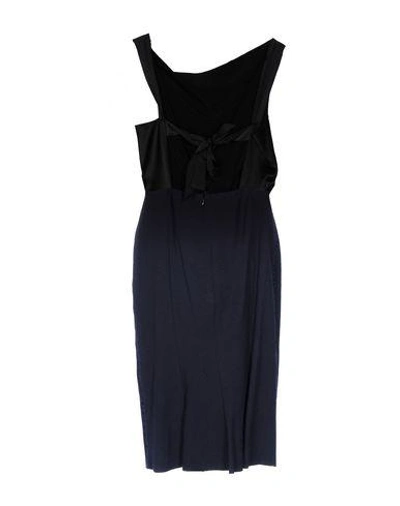 Shop Nina Ricci Knee-length Dresses In Dark Blue
