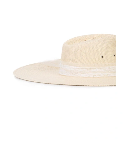 Shop Maison Michel Natural Straw Pina Hat