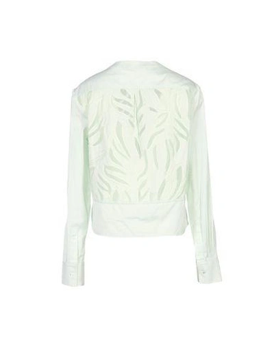 Shop Maiyet Shirts In Light Green